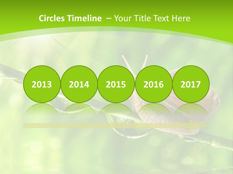 Garden Slow Freshness PowerPoint Template