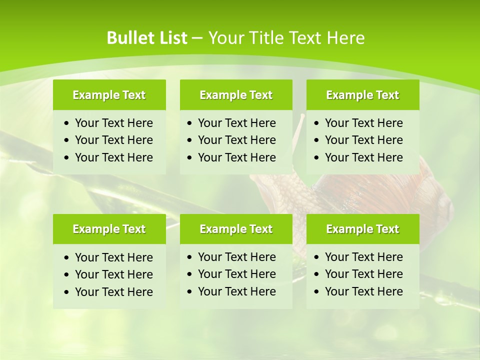 Garden Slow Freshness PowerPoint Template