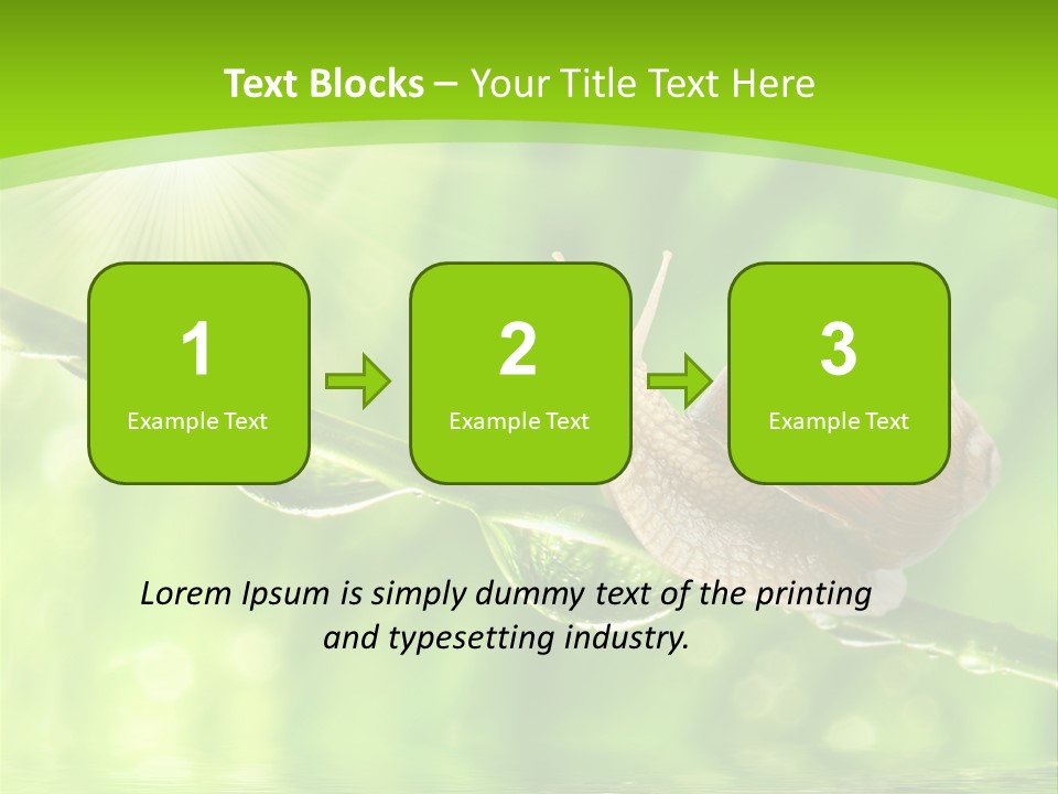 Garden Slow Freshness PowerPoint Template