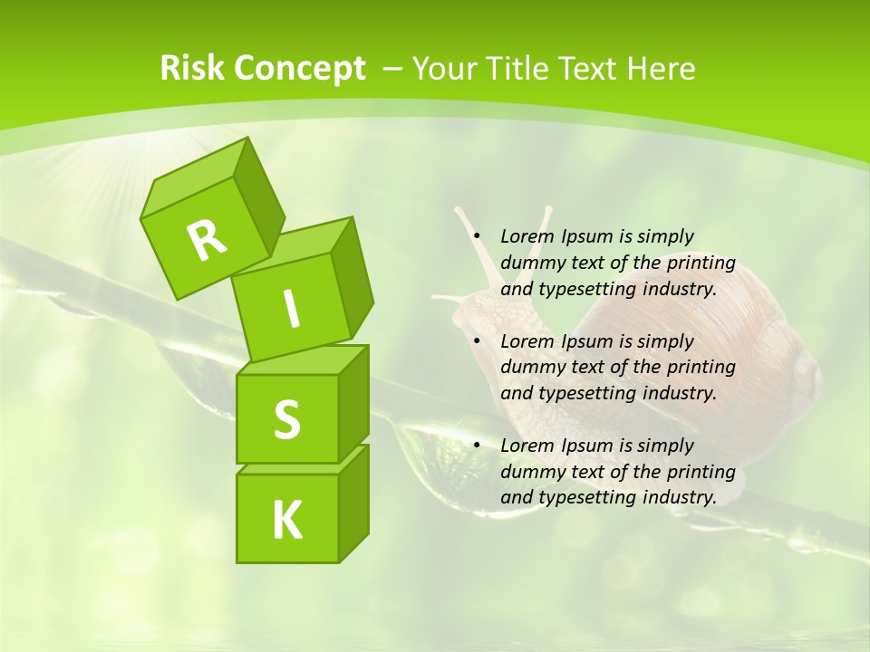 Garden Slow Freshness PowerPoint Template