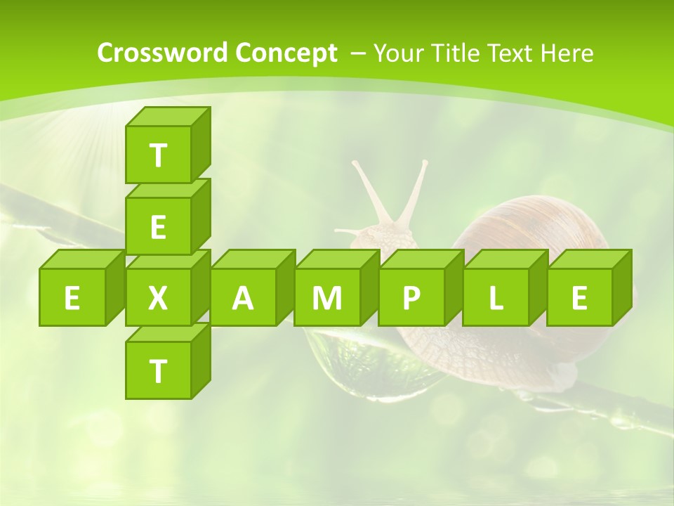 Garden Slow Freshness PowerPoint Template