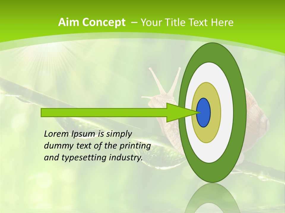 Garden Slow Freshness PowerPoint Template