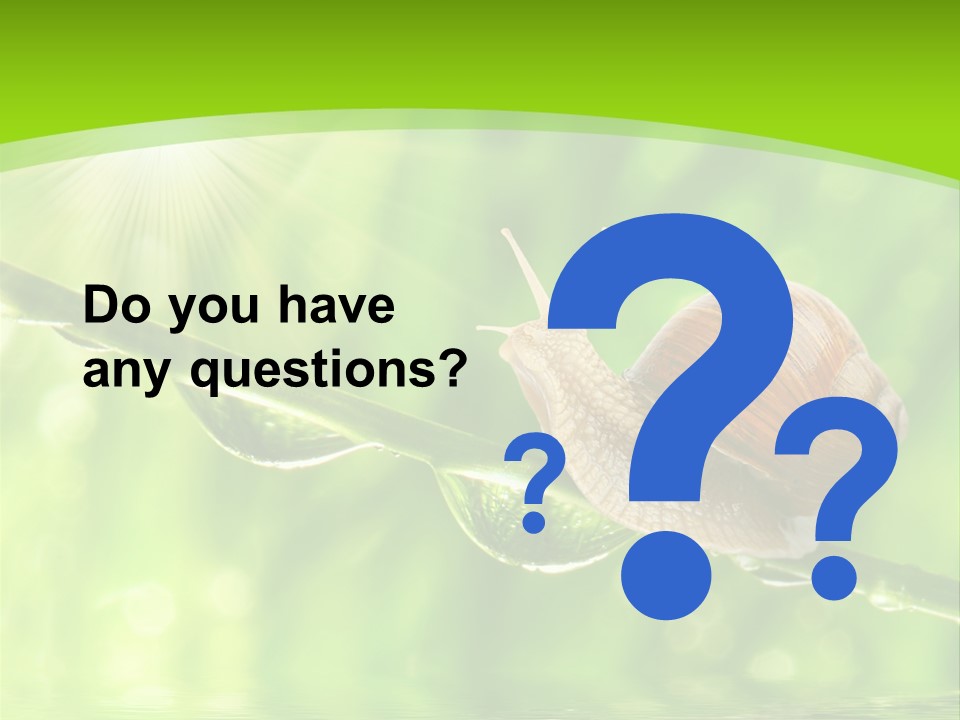 Garden Slow Freshness PowerPoint Template