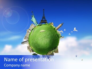 Concept Prague Tourism PowerPoint Template