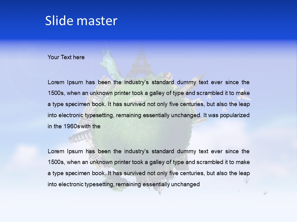 Concept Prague Tourism PowerPoint Template