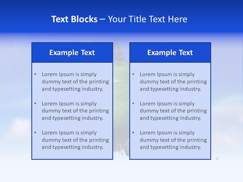 Concept Prague Tourism PowerPoint Template
