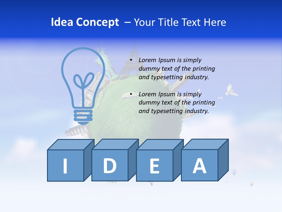 Concept Prague Tourism PowerPoint Template