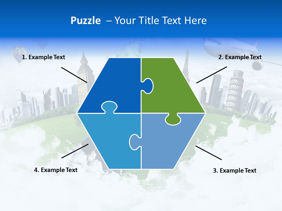 Touristic Paris Town PowerPoint Template