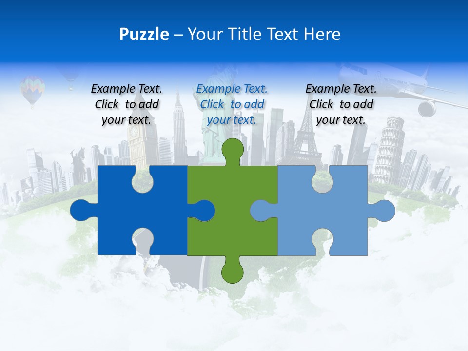 Touristic Paris Town PowerPoint Template