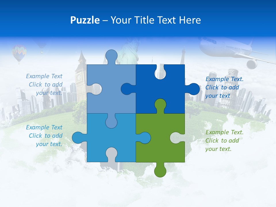 Touristic Paris Town PowerPoint Template