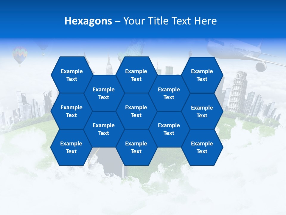 Touristic Paris Town PowerPoint Template