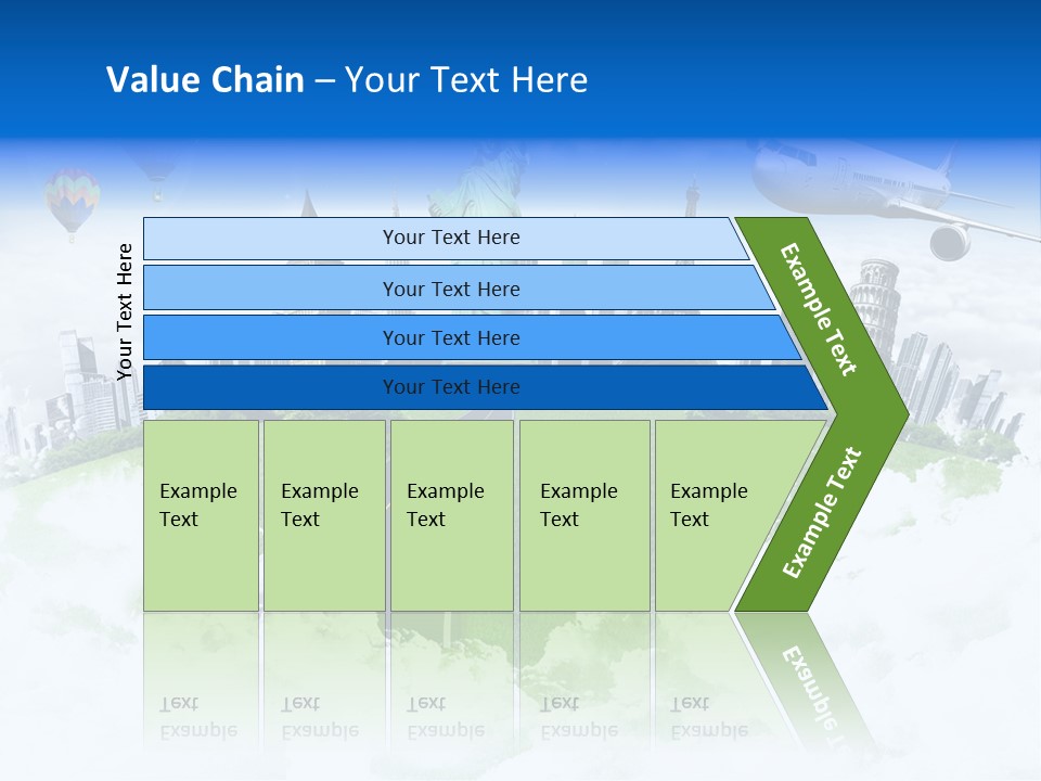 Touristic Paris Town PowerPoint Template