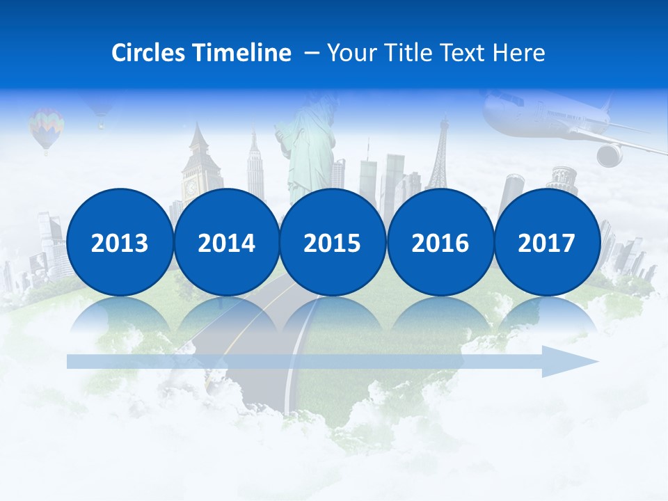 Touristic Paris Town PowerPoint Template