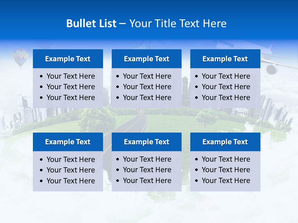 Touristic Paris Town PowerPoint Template