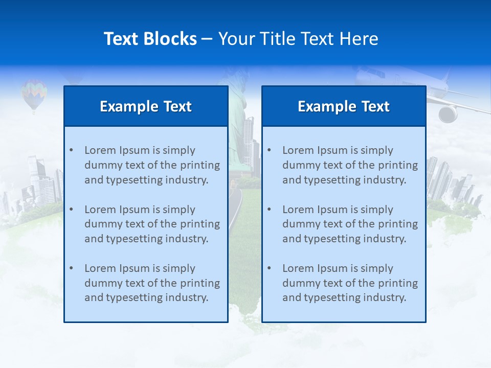 Touristic Paris Town PowerPoint Template