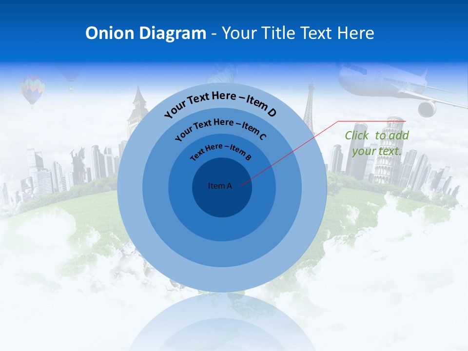 Touristic Paris Town PowerPoint Template