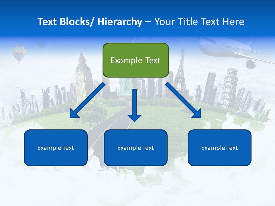 Touristic Paris Town PowerPoint Template