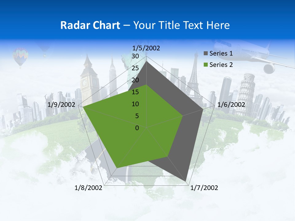 Touristic Paris Town PowerPoint Template