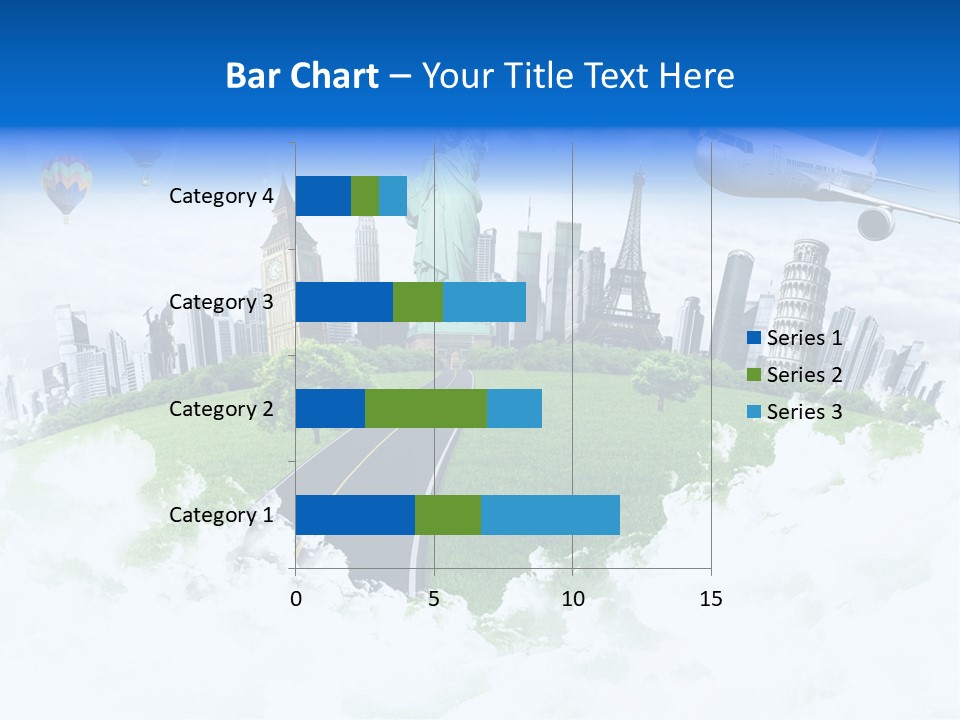 Touristic Paris Town PowerPoint Template