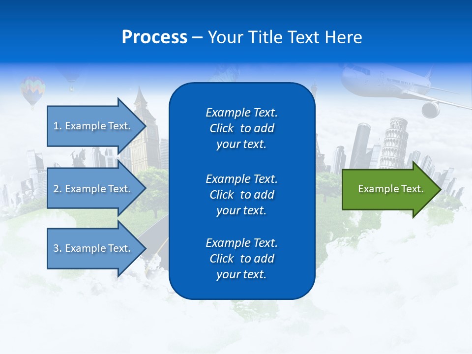 Touristic Paris Town PowerPoint Template