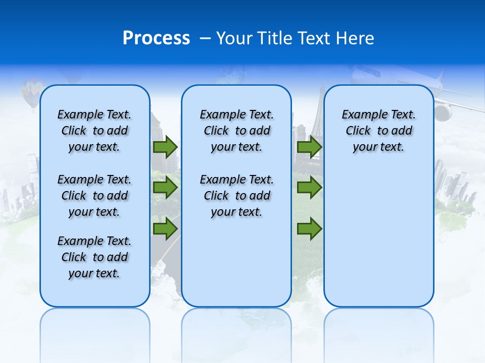 Touristic Paris Town PowerPoint Template