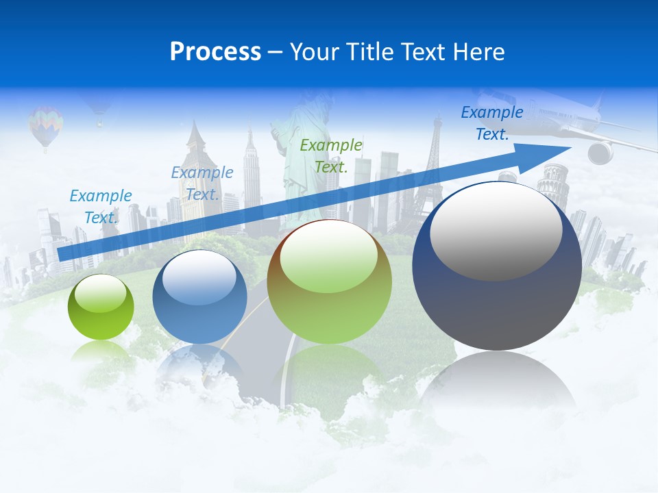 Touristic Paris Town PowerPoint Template