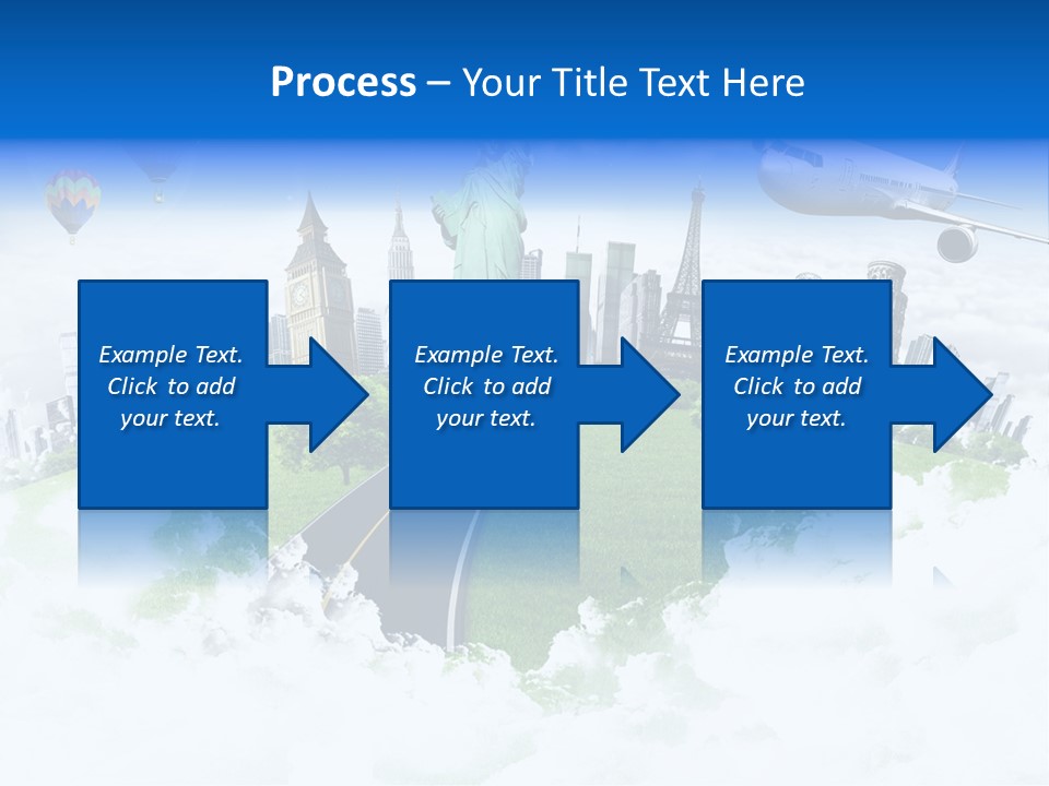 Touristic Paris Town PowerPoint Template