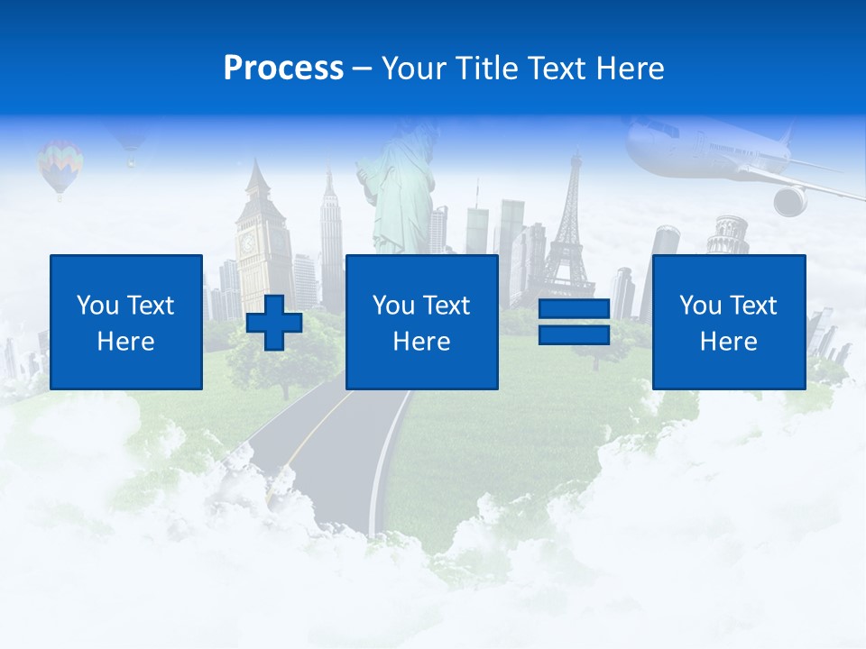 Touristic Paris Town PowerPoint Template