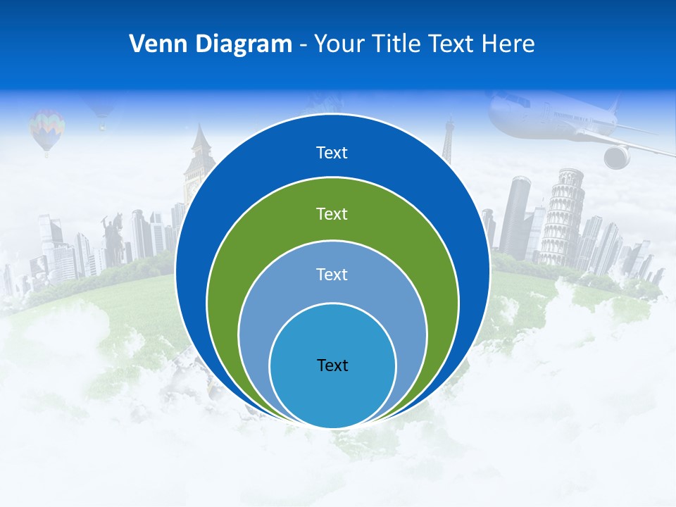 Touristic Paris Town PowerPoint Template