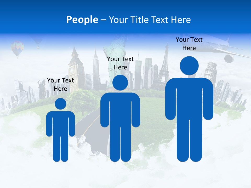 Touristic Paris Town PowerPoint Template