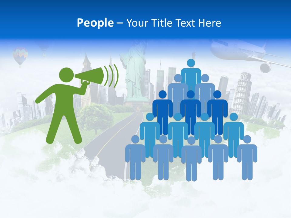 Touristic Paris Town PowerPoint Template