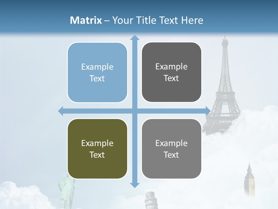 Travel Paris Pisa PowerPoint Template