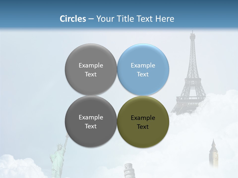Travel Paris Pisa PowerPoint Template