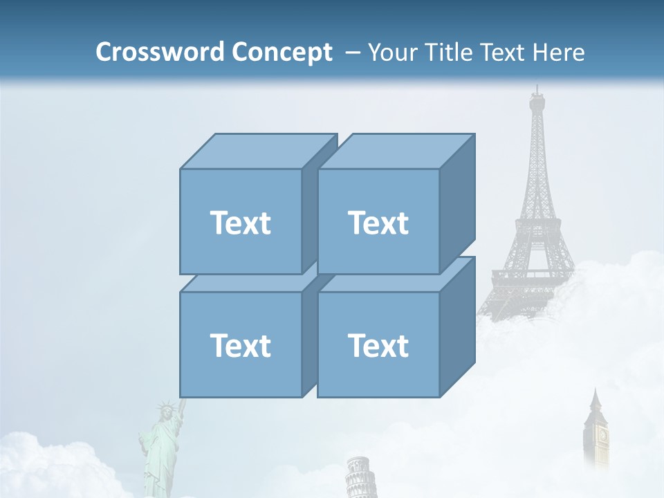 Travel Paris Pisa PowerPoint Template