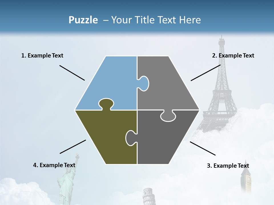 Travel Paris Pisa PowerPoint Template