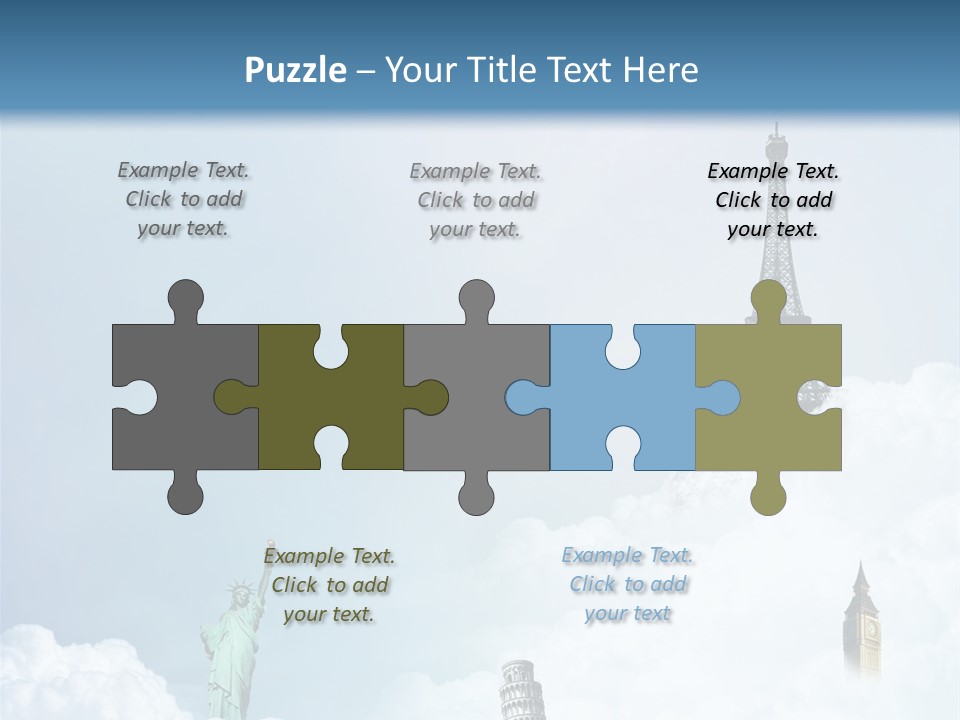 Travel Paris Pisa PowerPoint Template