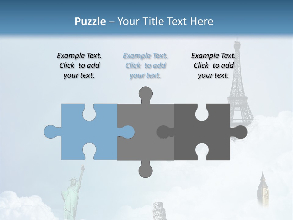 Travel Paris Pisa PowerPoint Template