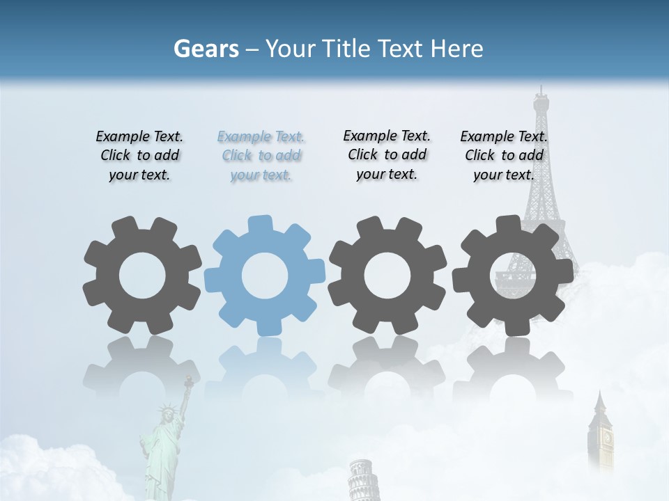 Travel Paris Pisa PowerPoint Template