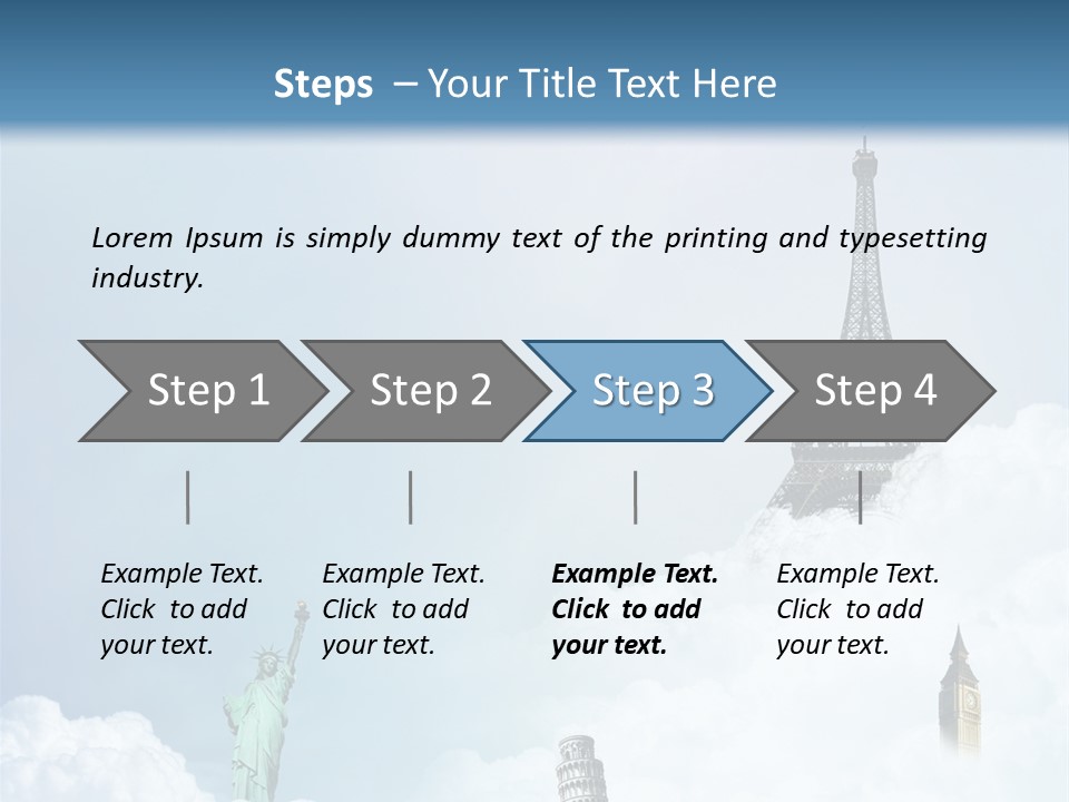 Travel Paris Pisa PowerPoint Template