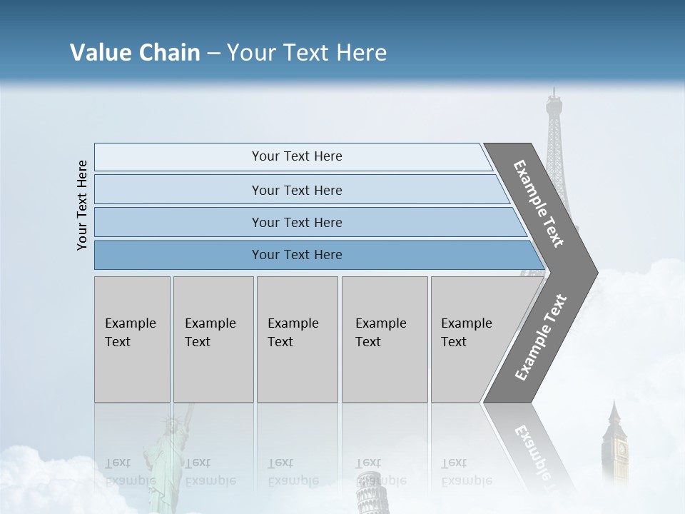 Travel Paris Pisa PowerPoint Template