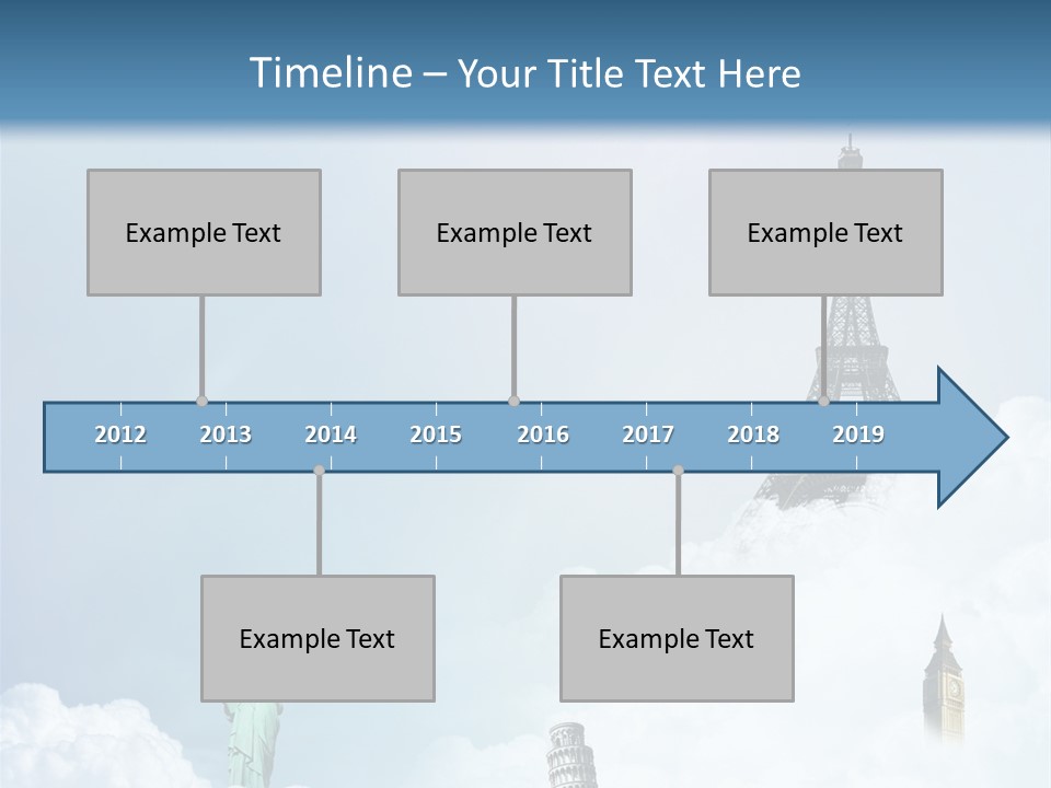 Travel Paris Pisa PowerPoint Template