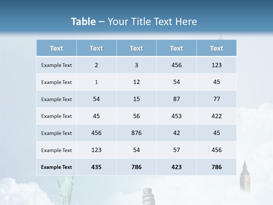 Travel Paris Pisa PowerPoint Template