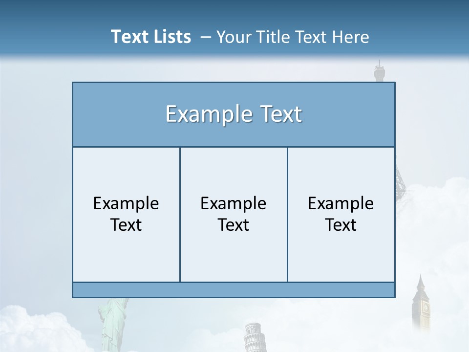 Travel Paris Pisa PowerPoint Template