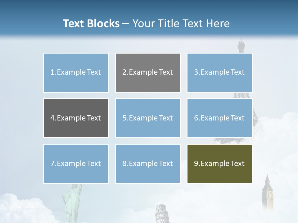 Travel Paris Pisa PowerPoint Template