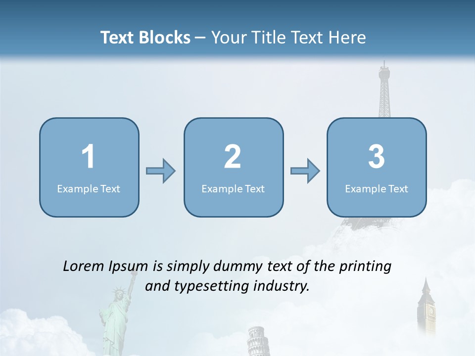 Travel Paris Pisa PowerPoint Template