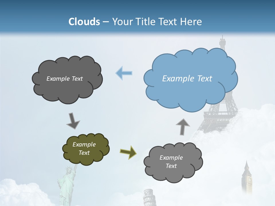 Travel Paris Pisa PowerPoint Template