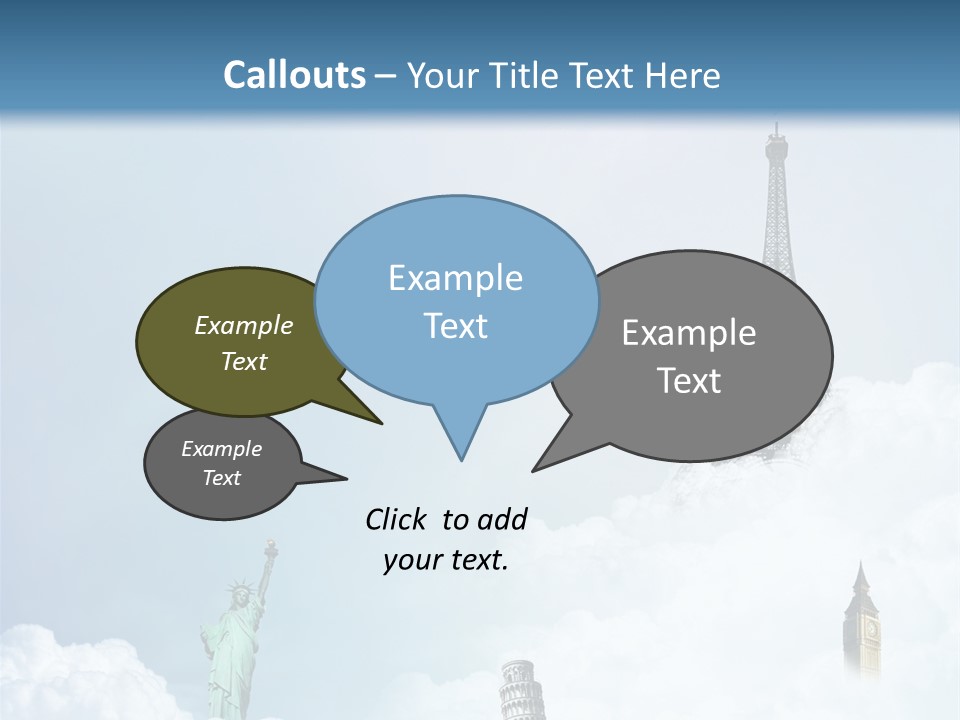 Travel Paris Pisa PowerPoint Template