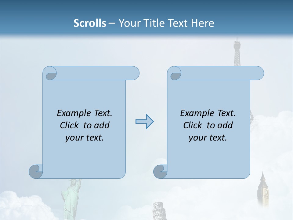 Travel Paris Pisa PowerPoint Template