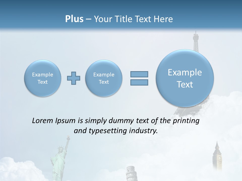 Travel Paris Pisa PowerPoint Template