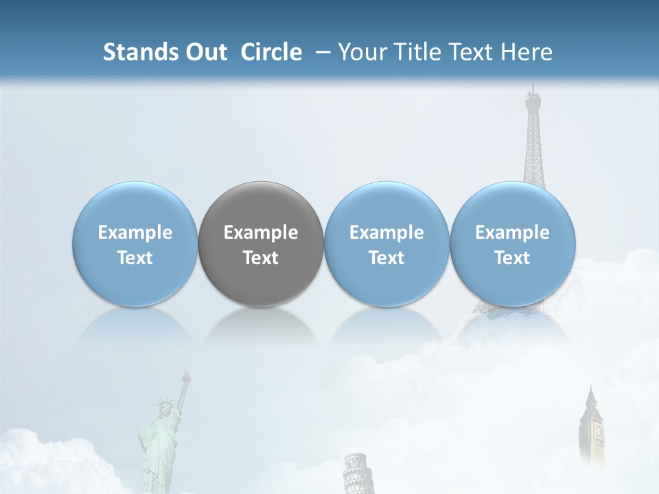 Travel Paris Pisa PowerPoint Template
